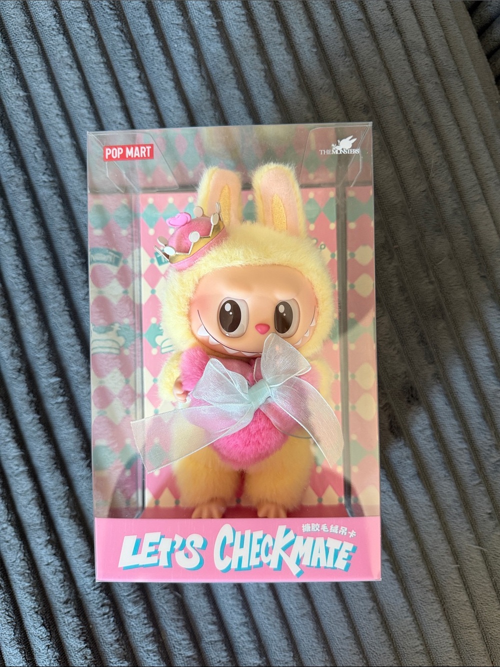 Let's Checkmate LABUBU - Pink & Yellow